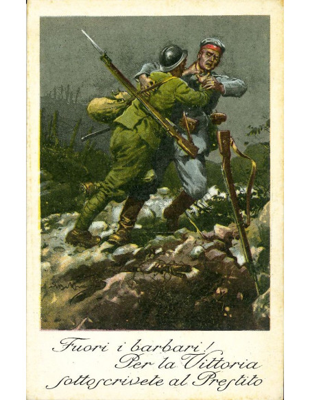 19xx - PRESTITO NAZIONALE 5% CARTOLINA PUBBLICITARIA