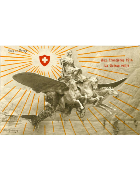 19xx - PUOR L'AVIATION MILITAIRE CARTE OFFICIELLE CARTOLINA PUBBLICITARIA