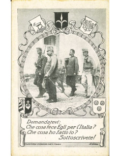 19xx - PRESTITO NAZIONALE 5%  CARTOLINA PUBBLICITARIA