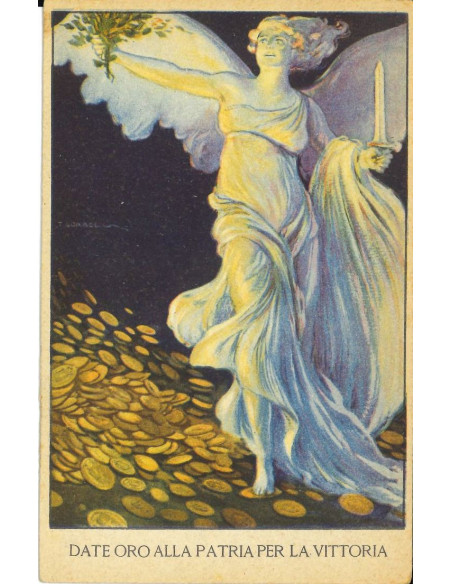 19xx - PRESTITO NAZIONALE 5%  CARTOLINA PUBBLICITARIA