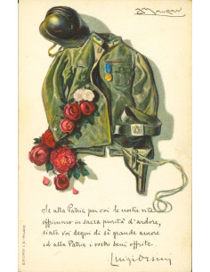 19xx - PRESTITO NAZIONALE 5%  CARTOLINA PUBBLICITARIA