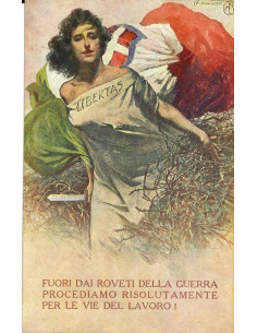 19xx - PRESTITO NAZIONALE 5%  CARTOLINA PUBBLICITARIA