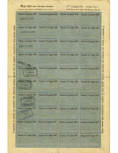 1879 - DEBITO PUBBLICO REGNO D'ITALIA VITTORIO EMANUELE... 2