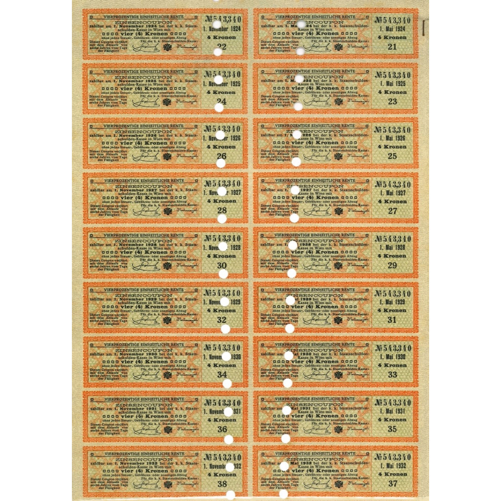 1868 - STAATSSCHULDVERSCHREIBUNG 100 GULDEN - WIEN