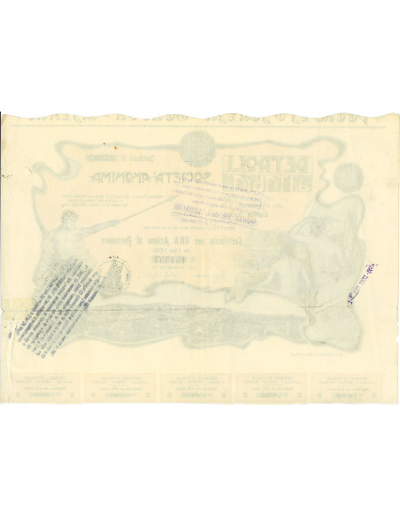 copy of 1906 - PETROLI D'ITALIA S.A. - GENOVA