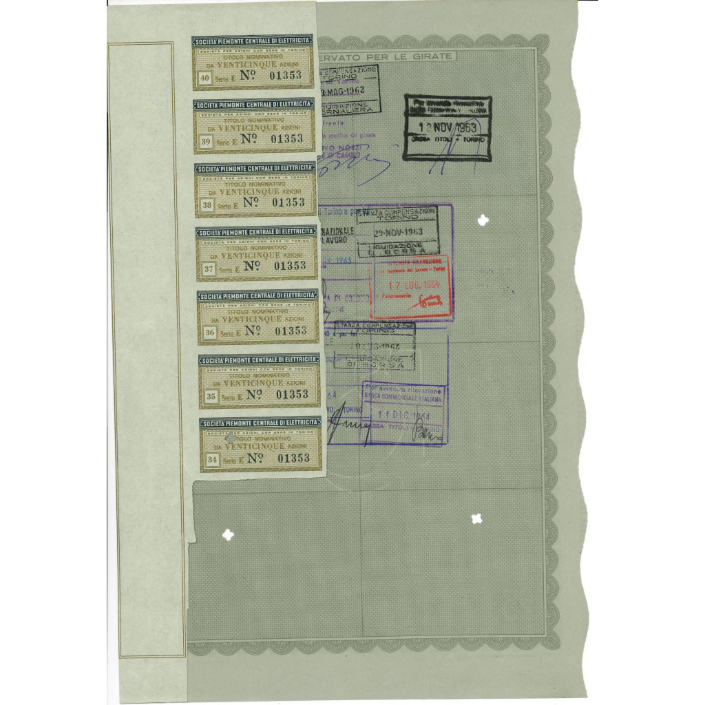 1948 -  SOCIETA' PIEMONTE CENTRALE DI...