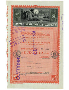1948 -  SOCIETA' PIEMONTE CENTRALE DI ELETTRICITA' - 200...