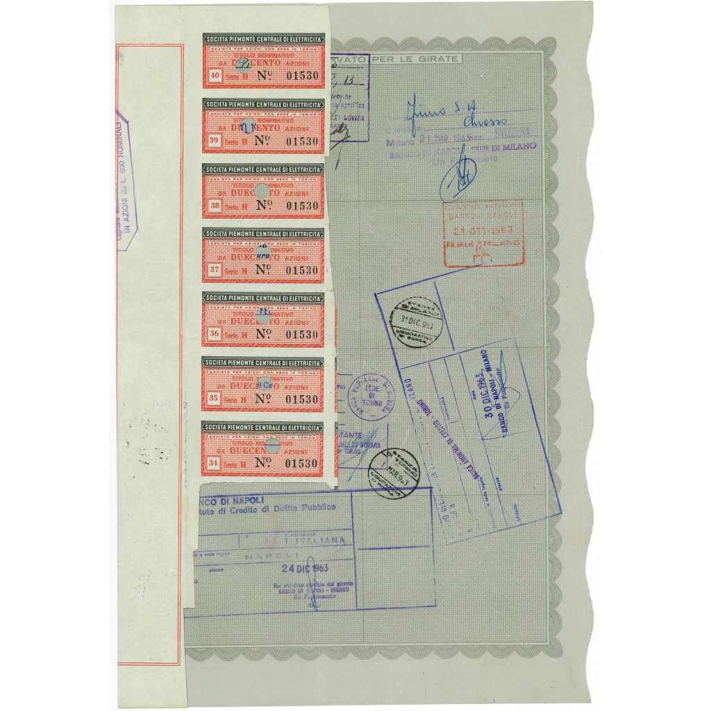 1948 -  SOCIETA' PIEMONTE CENTRALE DI...