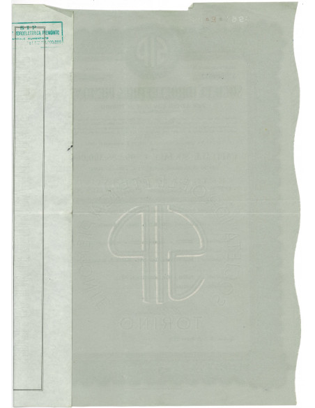 1959 - SIP SOCIETA' IDROELETTRICA PIEMONTE - 29 AZIONI - TORINO