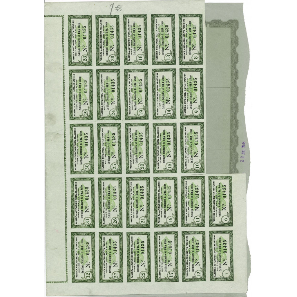 1947 - FABBRICA AUTOMOBILI ISOTTA FRASCHINI - 1...