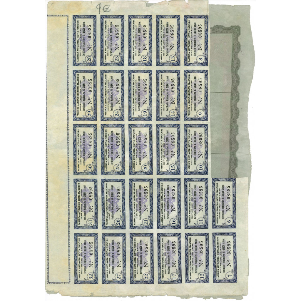 1942 - FABBRICA AUTOMOBILI ISOTTA FRASCHINI -...