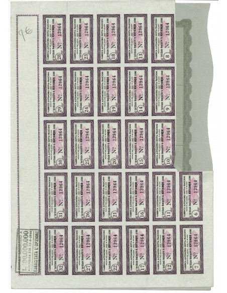 1942 - FABBRICA AUTOMOBILI ISOTTA FRASCHINI - 25 AZIONI - MILANO