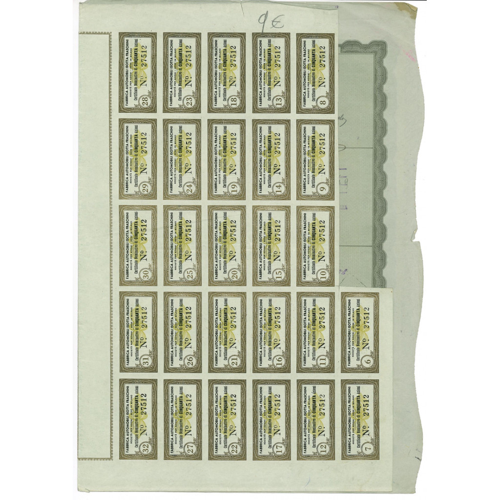 1946 - FABBRICA AUTOMOBILI ISOTTA FRASCHINI -...
