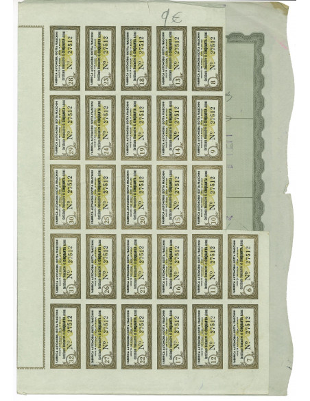 1946 - FABBRICA AUTOMOBILI ISOTTA FRASCHINI - 50 AZIONI - MILANO