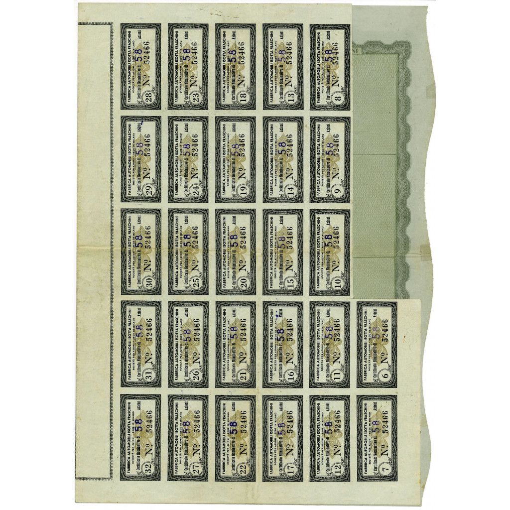 1947 - FABBRICA AUTOMOBILI ISOTTA FRASCHINI -...