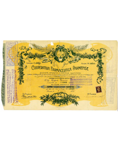 1946 - COOPERATIVA FARMACEUTICA PARMENSE - 1 AZIONE - PARMA