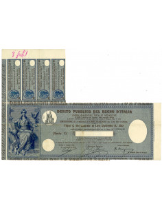 1923 - CERTIFICATO DA LIRE 200 - OBB. DELLE VENEZIE - ROMA