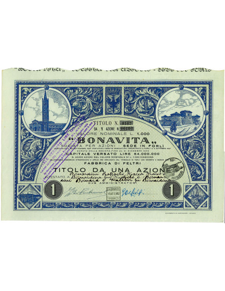 1955 - BONAVITA 1 AZIONE - FORLI'