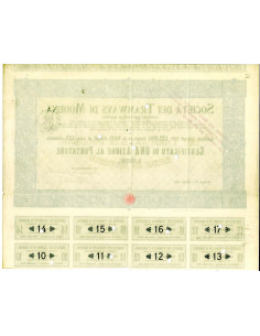 1906 - SOC. DEI TRAMWAYS DI MODENA - 1 AZIONE DI LIRE 125... 2