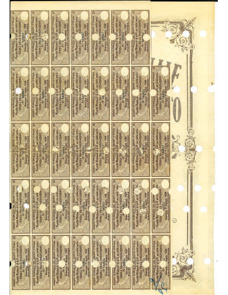 1920 - OBBLIGAZIONE LIRE 100 - REGNO D'ITALIA - ROMA