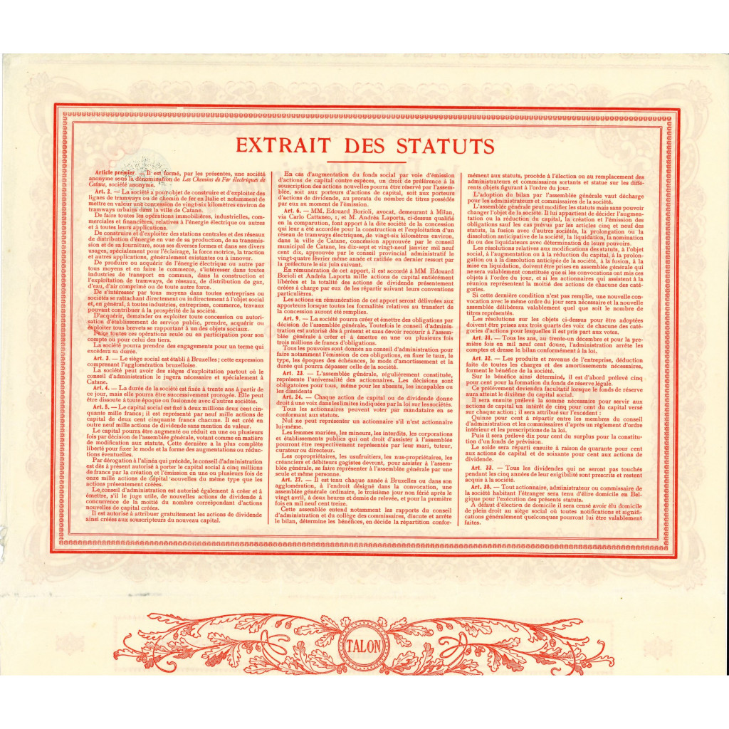 1904 - TRAMWAYS ET ECLAIRAGE ELECTRIQUES A...