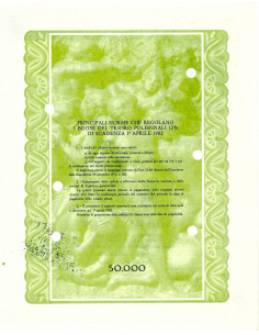 1978 - BTP POLIENNALI SERIE 15ESIMA - 50000 LIRE ROMA 2