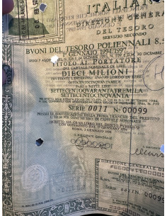 BTP NOVENNALI - 10000 LIRE ROMA 1994 2