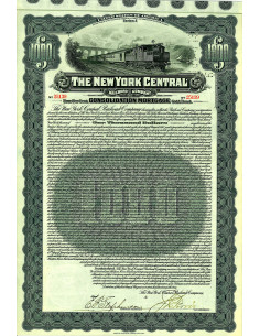 1913 - THE NEW YORK CENTRAL RAILROAD COMPANY BOND $ 1.000