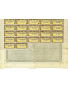 1942 - BANCA NAZIONALE DELL'AGRICOLTURA - 5 AZIONI - ROMA 2