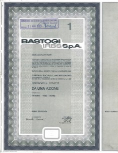 BASTOGI IRBS SPA - 1 AZIONE ROMA 1979