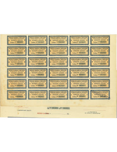 1926 - BANCA DI CALABRIA E BASILICATA - 5 AZIONI REGGIO C. 2
