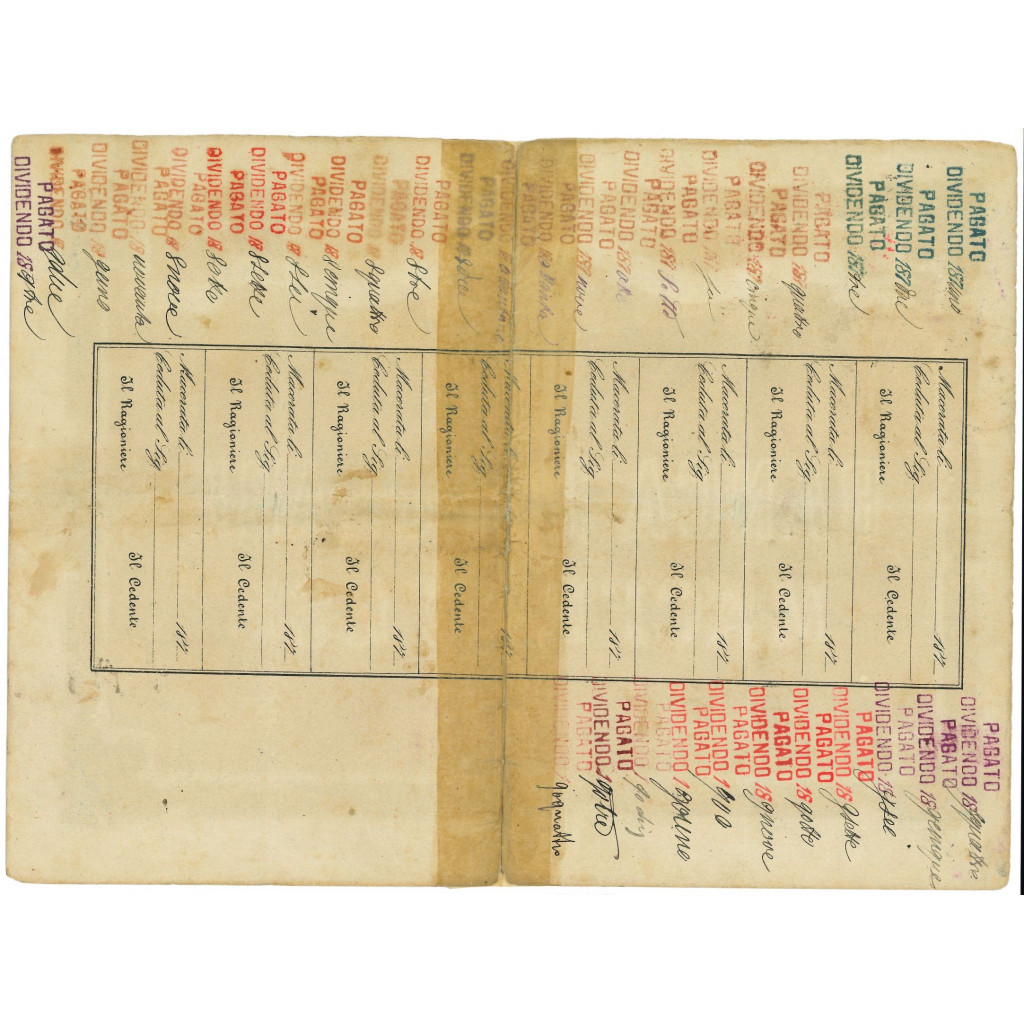 1872 - BANCA POPOLARE DELLA PROVINCIA DI...