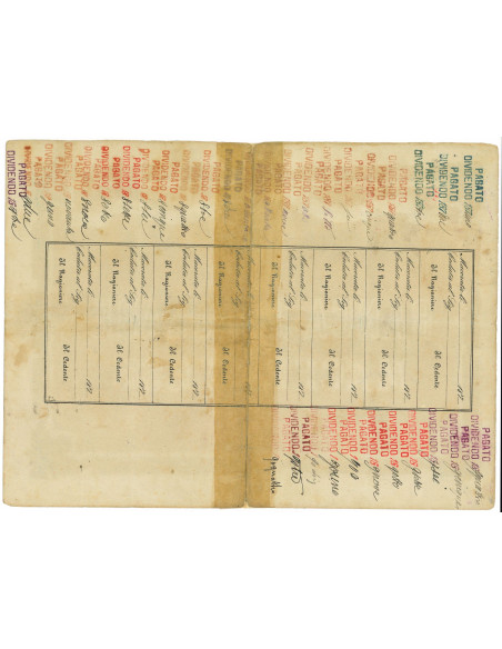 1872 - BANCA POPOLARE DELLA PROVINCIA DI MACERATA - 1 AZIONE