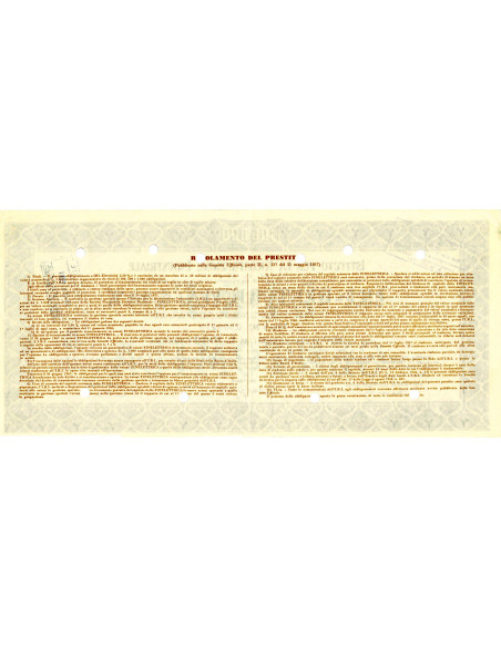 1957 - ISTITUTO PER LA RICOSTRUZIONE INDUSTRIALE (I.R.I.) ELETTRICITA' 199 OBBLIGAZIONI  5,50%