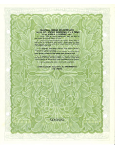 1968 - BUONI DEL TESORO NOVENNALI 5% - 50.000 LIRE - ROMA... 2