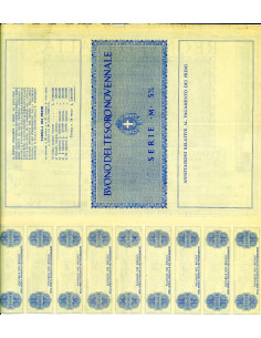 1940/02 - BUONO DEL TESORO NOVENNALE A PREMI  5% LIRE... 2