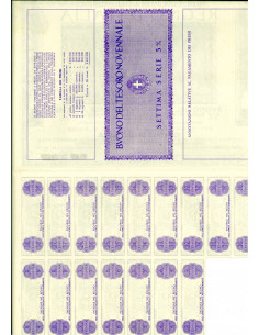 1941 /02 - BUONO DEL TESORO NOVENNALE A PREMI 5% LIRE... 2