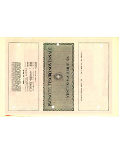 1941 /09 - BUONO DEL TESORO NOVENNALE A PREMI 5% LIRE 500... 2