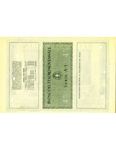 BUONO DEL TESORO NOVENNALE - SERIE A10 VERONA 1942 2