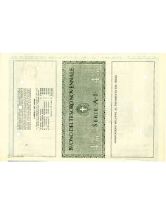 1942 /09 - BUONO DEL TESORO NOVENNALE A PREMI 4% LIRE... 2
