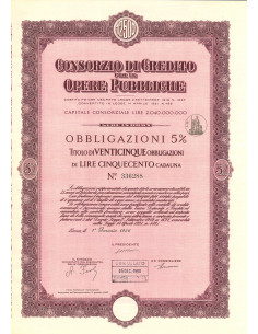 1956 - CONSORZIO DI CREDITO PER LE OPERE PUBBLICHE 25...