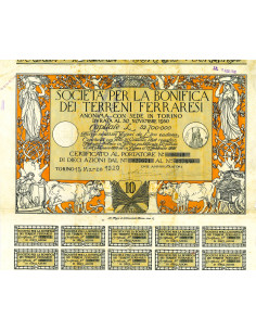 1920 - SOC. PER LA BONIFICA DEI TERRENI FERRARESI...