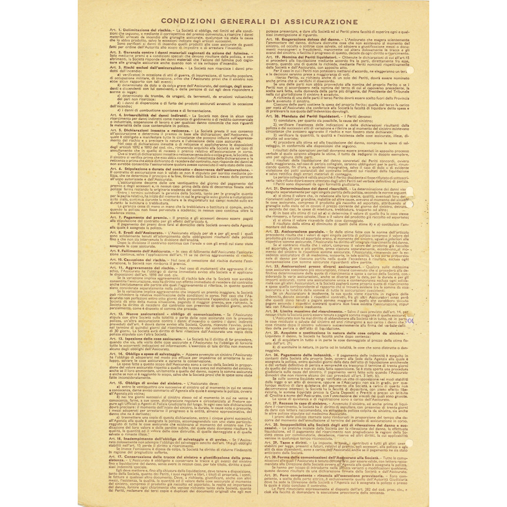 1946 - RAS RIUNIONE ADRIATICA DI SICURTA' -...