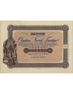 CANTIERE NAVALE TRIESTINO 1 AZIONE TRIESTE 1923