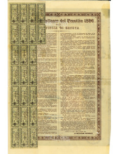 1938 - PROVINCIA DI GENOVA - 1 OBBLIGAZIONE 4% capitale... 2