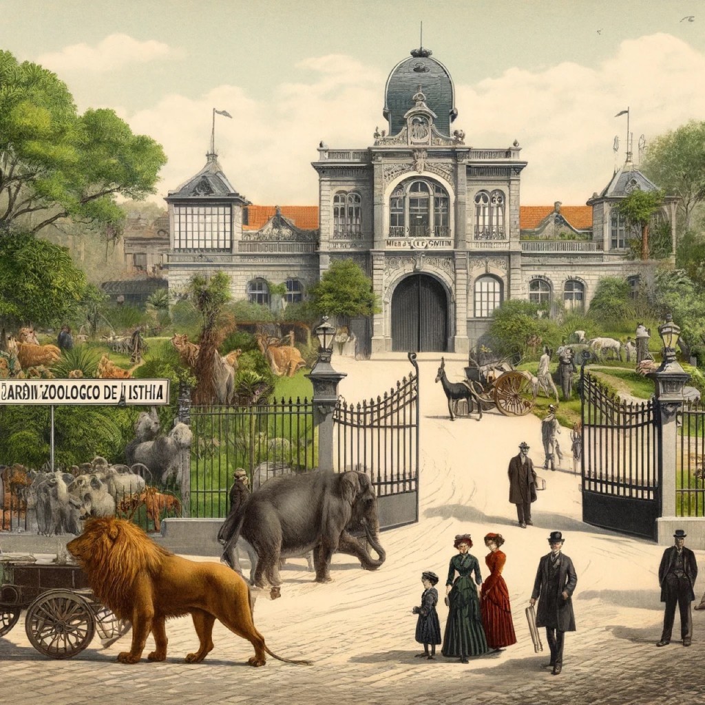 1904 - JARDIM ZOOLOGICO E D'ACCLIMACAO EM...