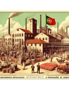 COMPANHIA PORTUGUEZA DE PREPARACAO DE CARNES - 5 AZIONI 1921 2