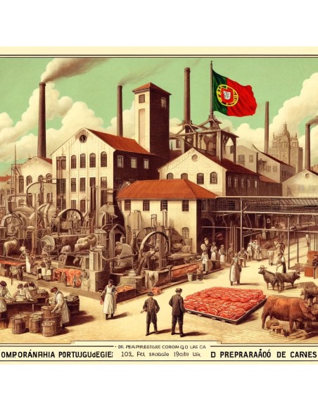 1921 - COMPANHIA PORTUGUEZA DE PREPARACAO DE CARNES - 5 AZIONI