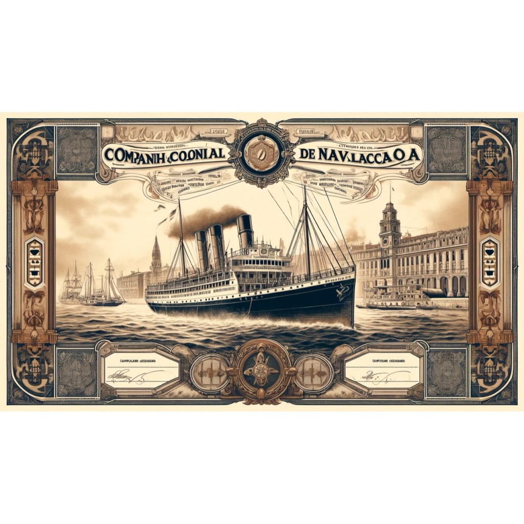 1954 - COMPANHIA COLONIAL DE NAVEGACAO - 50...