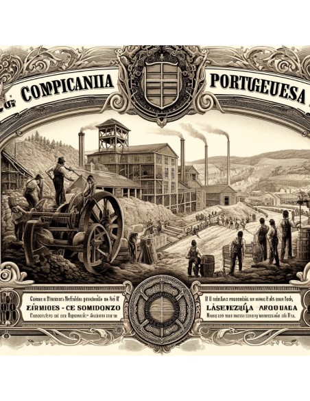 1882 - COMPANHIA PORTUGUEZA DAS MINAS DE PLASENZUELA - 3 AZIONI